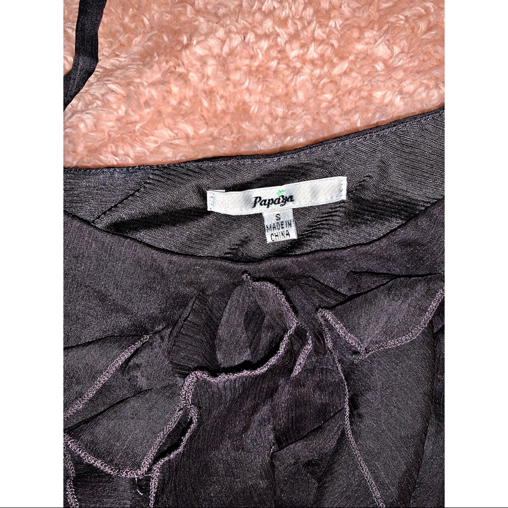 Papaya Ruffle Tank - Picture 3 of 3